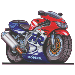 Autocollant 610-Honda-Fireblade
