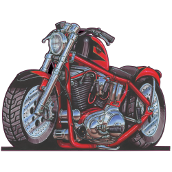 Autocollant 619-Harley-Sport