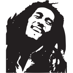 Stickers Bob Marley 3