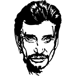 Stickers Johnny Hallyday 1