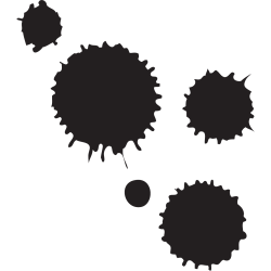 Stickers muraux Design Taches 12