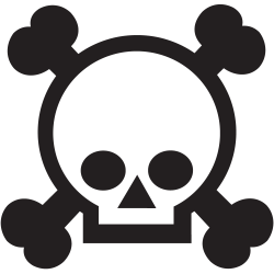 Sticker Tête de Mort 3