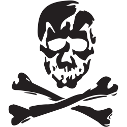 Sticker Tête de Mort 7