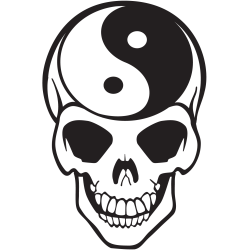 Sticker Tête de Mort 8