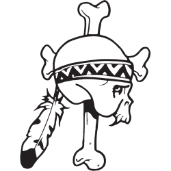 Sticker Tête de Mort 18