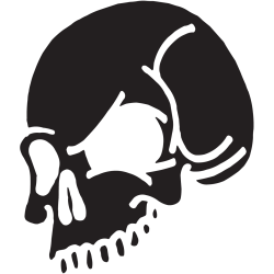 Sticker Tête de Mort 20