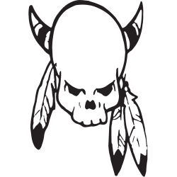 Sticker Tête de Mort 30