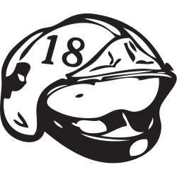 Sticker Casque de Pompier 3
