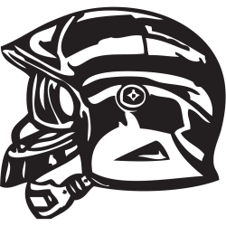 Sticker Casque de Pompier 6