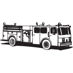 Sticker Camion de Pompier 2