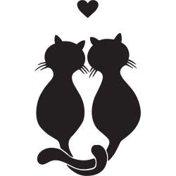 Sticker Chats Amoureux