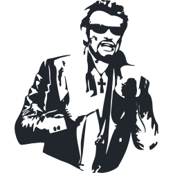 Sticker Johnny Hallyday 2