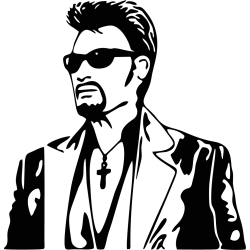 Sticker Johnny Hallyday 5