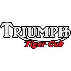 Autocollant Triumph Tiger Cub