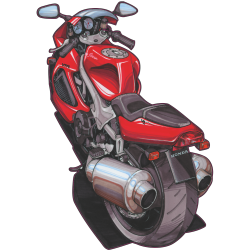 Autocollant 687-Honda-Firestom