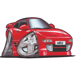 Autocollant 691-Toyota-MR2
