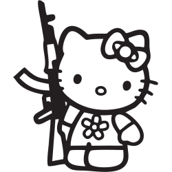 Hello Kitty Guerrier