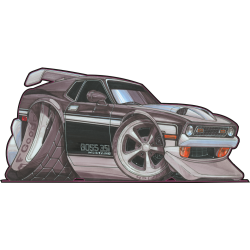 Stickers 724-Ford-Mustang