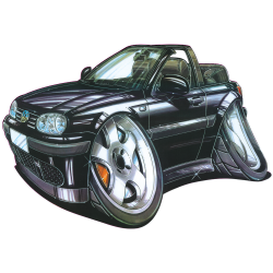 Autocollant 751-Golf Cabrio