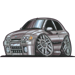Autocollant 765-Renault Clio Sport