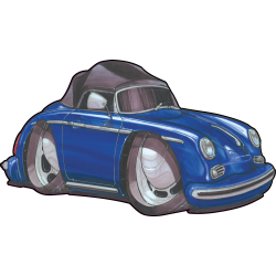 Autocollant 767-Porsche-356