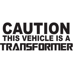 Jdm Caution Transformer