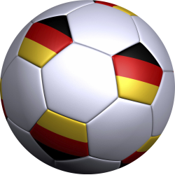 Sticker ballon foot allemagne