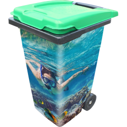 Sticker Poubelle Plongée