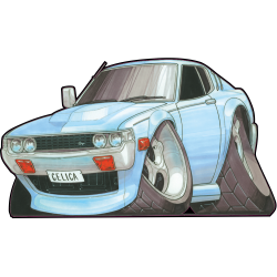 Autocollant 857-Toyota-Celica-ST