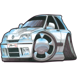 Autocollant 859-Renault Clio Phase 2