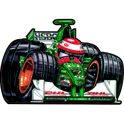 Autocollant F1_Jaguar_Iivine