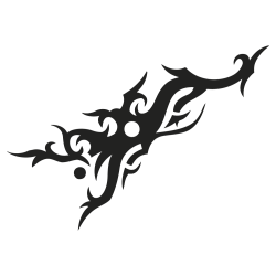 sticker scorpion tribal