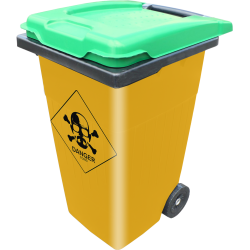 Sticker Poubelle Danger Toxic Breaking Bad