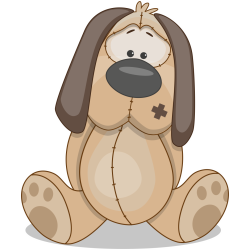 Autocollant Mignon Chien