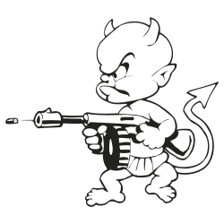 Sticker petit diable