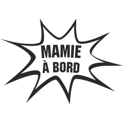 Sticker Humour Mamie