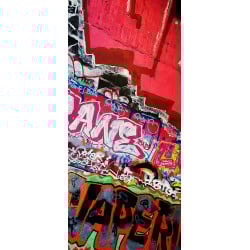 Sticker Porte Graffiti Sur Un Mur