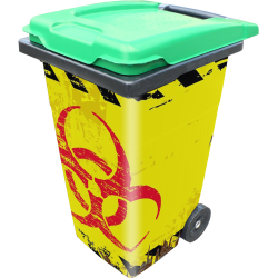 Sticker Poubelle Biohazard