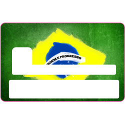 Sticker CB Bresil - Skin pour Carte Bancaire
