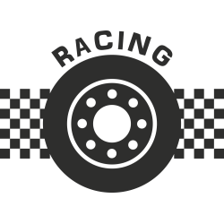Autocollant Racing Pneu