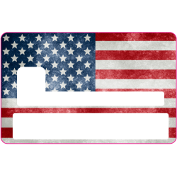 Sticker CB USA - Skin pour Carte Bancaire