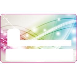 Sticker CB Abstrait - Skin pour Carte Bancaire 1