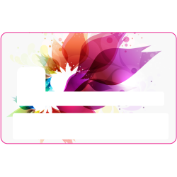 Sticker CB Abstrait - Skin pour Carte Bancaire 2