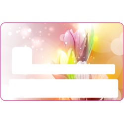 Sticker CB Abstrait - Skin pour Carte Bancaire 5