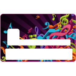 Sticker CB Abstrait - Skin pour Carte Bancaire 6