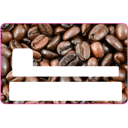 Sticker CB Café - Skin pour Carte Bancaire