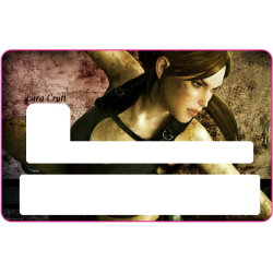 Sticker CB Lara Croft - Skin pour Carte Bancaire