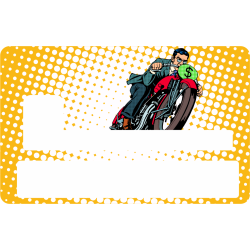 Sticker Cb Moto - Skin Pour Carte Bancaire