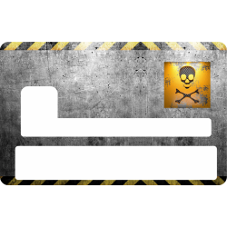 Sticker Cb Grunge - Skin Pour Carte Bancaire