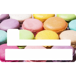 Sticker Cb Macaron - Skin Pour Carte Bancaire
